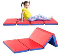 Marsui 2 Inch Thick Folding Rest Mat 4 Section Rest Mats for Preschool Toddler Mat Portable Rest Floor Mats Sleep Mats for Kids Daycare Kindergarten Classroom Travel Home