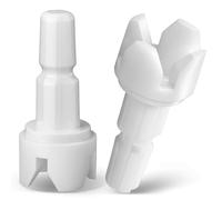 Marsui 2 Pcs Replacement Parts Axle Stem Compatible with Baby Brezza FRP0046 Compatible with Formula Pro Advanced Shaft Funnel Filter Accessory Attach to Locking Cover