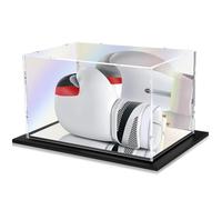 Marsui Boxing Glove Display Case with Mirror Back Acrylic Display Case for Full Size Boxing Glove Clear Baseball Glove Holder Showcase for Boxing Glove Baseball Mitt (14.4 x 10 x 9.1 Inch)