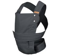 marsupi Baby Carrier for Newborns from Birth up to 15kg, Lightweight and Compact Baby Carrier with Sturdy Velcro System, Organic Cotton - Classic/Grey, Size L
