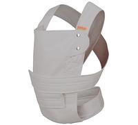 marsupi Baby Carrier for Newborns from Birth up to 15kg - Compact Baby Carrier with Sturdy Velcro System - Made from Breezy Cotton-Linen Fabric - Breeze/Lightgrey, Size S/M