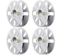 MarsWork Quick-Swap Reusable Filament Spool for Refill Filament, Two-Finger Press Release, Compatible with Bambu Lab AMS, Built-in Filament Clip, Strap, Pack of 4