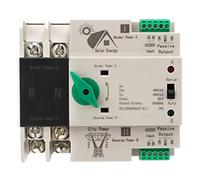 Mart Wifi Switch,1013220162411 Dual Power Automatic Transfer Switch, 2P Millisecond Circuit Fast Controller PV Type AC220V, Electrical Selector Switches Dual Power Switch, for Smart Home(100A)