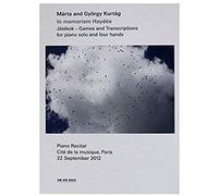 Marta & Gyorgy Kurtag - In Memoriam Haydee: Jatekok (Games and Transcriptions) [DVD] [2015]