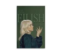MArtDesign Billie Eilish Poster Album Music Canvas Poster And Wall Art Modern Family Bedroom Office Gym Decor Gift 12x18inch(30x45cm) Unframe-style