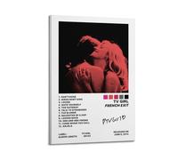 MArtDesign Tv Girl French Exit Poster Album Canvas Poster And Wall Art Modern Family Bedroom Office Gym Decor Gift 08x12inch(20x30cm) Frame-style-1