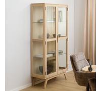 Marte Display Cabinet - 2 Door - White Oak