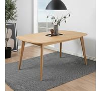 Marte Extending Dining Table - 6-10 Seater - 180cm-270cm - Oak