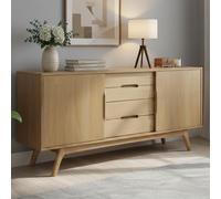 Marte Extra Large Sideboard - 2 Door - 180cm - Oak