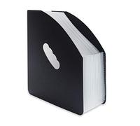 Marte Vanci Expanding File Organiser, Accordion File Folder Document Organiser Portable Filling Box A4 Desk Folders Storage for Bill Receipt Paperwork Office Home School Supplies 13 Pocket Black