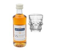 Martell VS Cognac 50ml with Shot Glass | Miniature Alcohol | All Occasion Gift