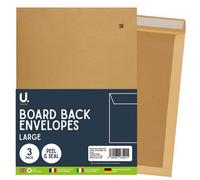 Martello 3 Large Board Back Envelopes Pack Large 229 X 324mm Size For Sending A4 Documents Certificates And Important Paperwork Board Back