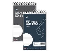 Martello 3 Spiral Reporters Note Pads Pack Assorted Key Features 3 Pack Reporter Notebooks For Notes Lists And Everyday Writing Compact