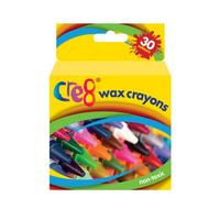Martello 30 Coloured Wax Crayons Pack 30 Assorted Colours Wide Range Of Bright And Bold Shades Smooth Colouring Texture Effortless
