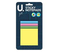 Martello 4 Neon Sticky Notepads Pack Key Features 4 Pack Sticky Notepads Includes Multiple Pads For Everyday Organisation Assorted Bright