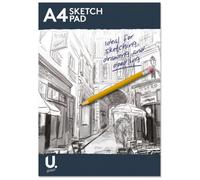 Martello 40 Page A4 Sketch Pad For Sketching Drawing For Pencils Pens And Creative Artwork 80 Pages Of Paper Includes 40 Sheets Of 70Gsm