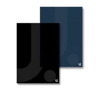 Martello A4 Hardback Notebook Assorted Durable Hardback Design Strong 1mm Board Cover Protects Pages For Long Lasting Use 96 Pages