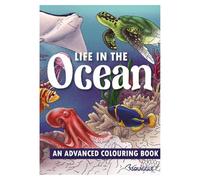 Martello A4 Life In The Ocean Advanced Colouring Book Therapeutic Colouring Book Relaxing Ocean Themed Designs To Promote Mindfulness
