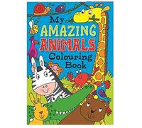 Martello A4 - 'My Amazing Animals' Colouring Book - 70 Designs to Colour Stocking Filler