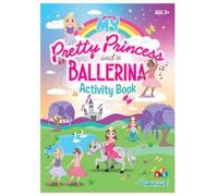 Martello A4 My Pretty Princess Ballerina All In One Activity Book All In One Activity Book Includes Mazes Word Searches Colouring