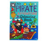Martello A4 - 'Pirate Adventure' Colouring Book - 70 Designs to Colour - Ideal Gift Stocking Filler