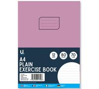Martello A4 Plain Exercise Book Plain Blank Pages For Drawing Sketching And Free Writing 80 Pages Of Paper Includes 40 Sheets Of 70Gsm