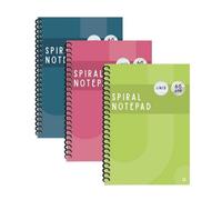 Martello A5 Spiral Notebook Assorted Key Features A5 Compact Size For On The Go Note Taking And Organisation Spiral Bound Design Easy Page