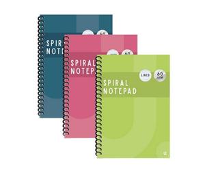 Martello A5 Spiral Notebook Assorted Key Features A5 Compact Size For On The Go Note Taking And Organisation Spiral Bound Design Easy Page