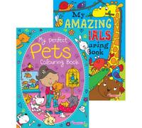 Martello Amazing Animals Pets Colouring Book Assorted Key Features 72 Colouring Designs Packed With Fun Animal And Pet Illustrations