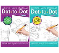 Martello Extreme Dot to Dot Puzzles for Adults - Set of 2 A4 Books