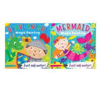 Martello Magic Painting Book Tidy Painting Enjoy Mess Free Painting With Magic Pages That Reveal Colours When Water Is Applied Age Range