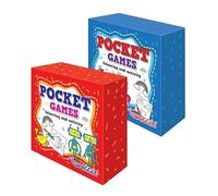 Martello P2836 10x10cm Travel Pocket Games, 20 Activity Cards - Set of 2