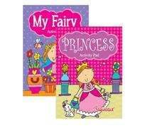 Martello Princess Fairy A6 Pocket Colouring Book Assorted Key Features Princess Fairy Themes Magical Designs For Creative Colouring Fun 48