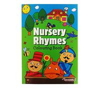 Martello Squiggle - A4 Nursery Rhymes Childrens Colouring Book - 40 Pages to Colour