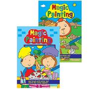 Martello Uk Magic Painting Book - A4, 16 Sheets, Water-Based, Assorted Designs