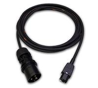 Marten 230v 16a PCE Plug to IEC C13 1mm HO7RN-F Rubber (2m, Black)