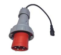 Marten® 415V 63A 5 Pin Adapter for PAT Testing 3 Phase 63a 5 Pin Plug to IEC