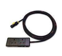 Marten PowerCON True1 NAC3MX-W to 2 Gang 1.5mm HO7RN-F Rubber Cable (0.5m)