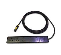 Marten PowerCON True1 NAC3MX-W to 6 Gang 1.5mm HO7RN-F Rubber Cable (0.5m)