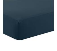 Martex Charlotte Thomas Poetry Plain Dye Fitted Sheet - Double, Navy