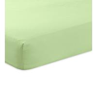 Charlotte Thomas Poetry Plain Dye Single Size Polycotton Fitted Sheet in Meadow Green