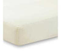 Martex Charlotte Thomas Poetry Plain Dye Fitted Sheet - Single, Ivory