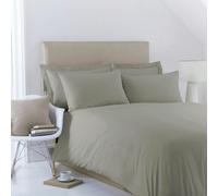 Martex Charlotte Thomas Poetry Plain Dyed Single Dark Grey Duvet Cover Set - 137 x 200cm - Dark Grey - Single