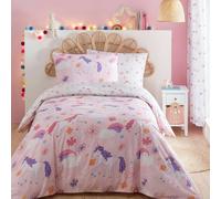Martex Charlotte Thomas Unicorn Duvet Cover Set - Pink - Single