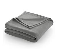 Martex Full/Queen Size Fleece Blanket | Comfy Supersoft Fleece Blanket Full Size - All-Season Light Weight Throw Blanket | Luxuriously Soft | Throw Blanket for Couch and Sofa | Machine Wash | Gray