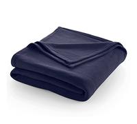MARTEX King Size Fleece Blanket | Comfy Supersoft Fleece Blanket - All-Season Light Weight Throw Blanket | Luxuriously Soft | Throw Blanket for Couch and Sofa | Machine Wash | Navy