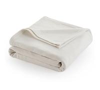 MARTEX King Size Fleece Blanket | Comfy Supersoft Fleece Blanket - All-Season Light Weight Throw Blanket | Luxuriously Soft | Throw Blanket for Couch and Sofa | Machine Wash | Ivory