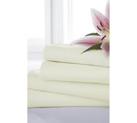 Martex Percale Fitted Sheet - 30cm Depth - Super King, Cream