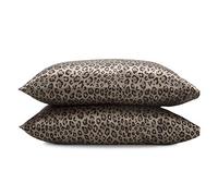 MARTEX Pillowcase Pair, Polyester, Brown, Standard