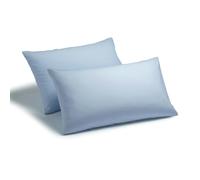 Martex Poetry Polycotton Housewife Pillowcase Pair - 50 X 75cm - Housewife, Blue